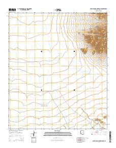 Santa Rosa Mountains SW 2014 topographic map thumbnail