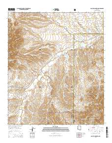 Saucito Mountain 2014 topographic map thumbnail