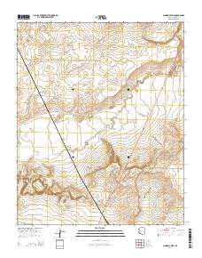 Schnebly Well 2014 topographic map thumbnail