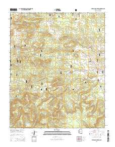 Seepage Mountain 2014 topographic map thumbnail