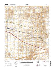 Seligman East 2014 topographic map thumbnail