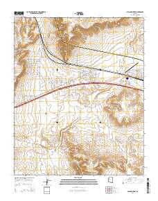 Seligman West 2014 topographic map thumbnail