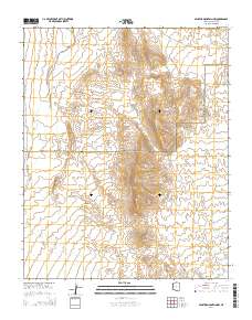 Senator Mountain NW 2014 topographic map thumbnail