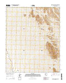 Senator Mountain SW 2014 topographic map thumbnail