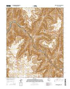 Separation Canyon 2014 topographic map thumbnail