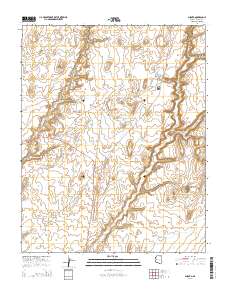 Shonto 2014 topographic map thumbnail