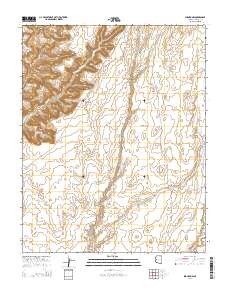 Shonto NW 2014 topographic map thumbnail