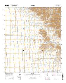 Simmons Peak 2014 topographic map thumbnail