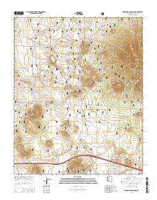 Sitgreaves Mountain 2014 topographic map thumbnail