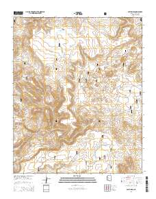 Smith Mesa 2014 topographic map thumbnail