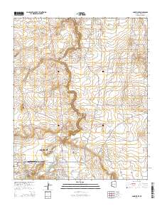 Snowflake 2014 topographic map thumbnail