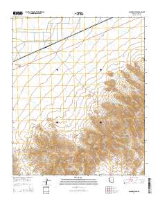 Socorro Peak 2014 topographic map thumbnail