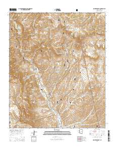 Sombrero Peak 2014 topographic map thumbnail
