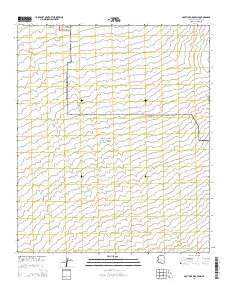 South of Gila Bend 2014 topographic map thumbnail