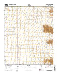 South of Quartzsite 2014 topographic map thumbnail