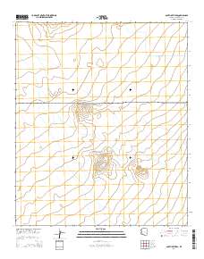 South of Theba 2014 topographic map thumbnail