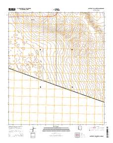 Southeast of Somerton 2014 topographic map thumbnail