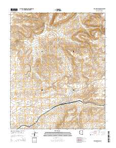 Peach Springs 2014 topographic map thumbnail