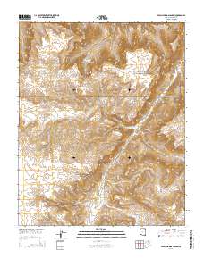 Peach Springs Canyon 2014 topographic map thumbnail