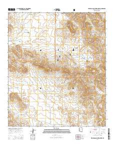 Pedregosa Mountains West 2014 topographic map thumbnail