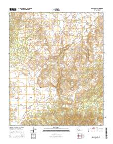 Peeples Valley 2014 topographic map thumbnail