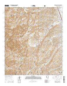 Pena Blanca Lake 2014 topographic map thumbnail