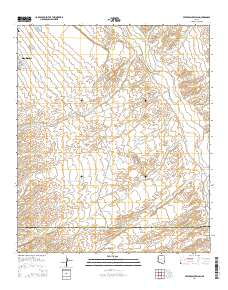 Peppersauce Wash 2014 topographic map thumbnail