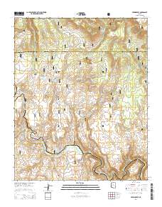 Perkinsville 2014 topographic map thumbnail