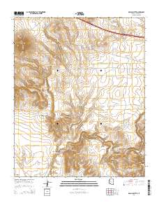 Picacho Butte 2014 topographic map thumbnail
