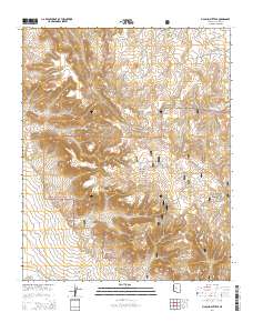 Picacho Butte SE 2014 topographic map thumbnail