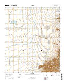 Picacho Reservoir 2014 topographic map thumbnail
