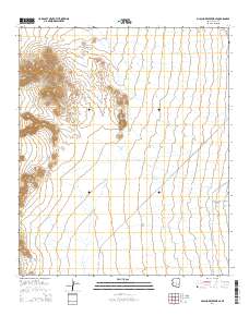 Picacho Reservoir SE 2014 topographic map thumbnail