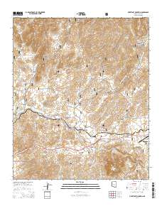 Picketpost Mountain 2014 topographic map thumbnail