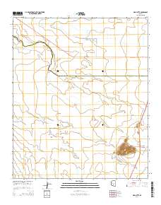 Pima Butte 2014 topographic map thumbnail
