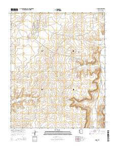 Pinon 2014 topographic map thumbnail