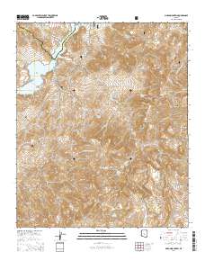 Pinyon Mountain 2014 topographic map thumbnail