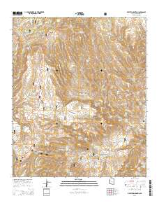 Pipestem Mountain 2014 topographic map thumbnail