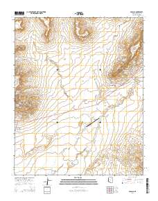 Polacca 2014 topographic map thumbnail