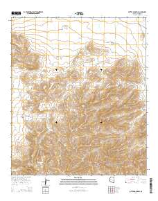 Potter Mountain 2014 topographic map thumbnail