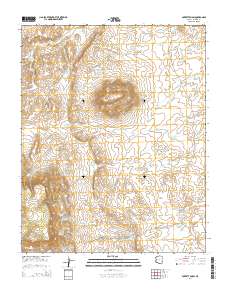Poverty Knoll 2014 topographic map thumbnail