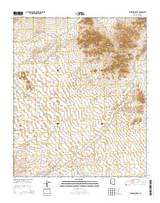 Powerline Well 2014 topographic map thumbnail