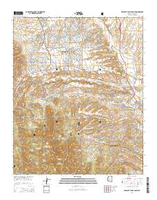 Prescott Valley South 2014 topographic map thumbnail