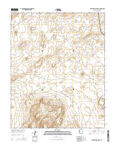 Preston Mesa North 2014 topographic map thumbnail