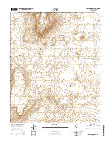 Preston Mesa South 2014 topographic map thumbnail