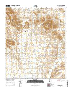 Quail Spring Wash 2014 topographic map thumbnail