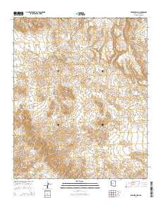 Rawhide Wash 2014 topographic map thumbnail