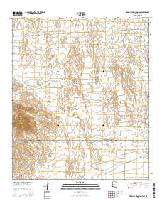 Red Bluff Mountain East 2014 topographic map thumbnail