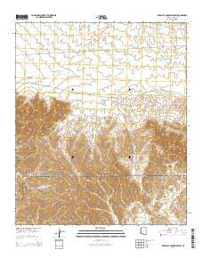 Red Bluff Mountain West 2014 topographic map thumbnail