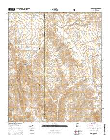 Soza Canyon 2014 topographic map thumbnail