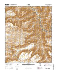 Spencer Canyon 2014 topographic map thumbnail